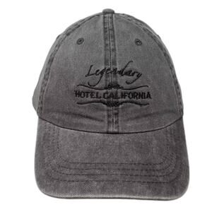 dkps Legendary Hotel California Todos Santos Mexico Gray Baseball Cap Hat OS